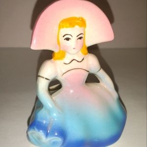 Vintage Dutch girl planter.